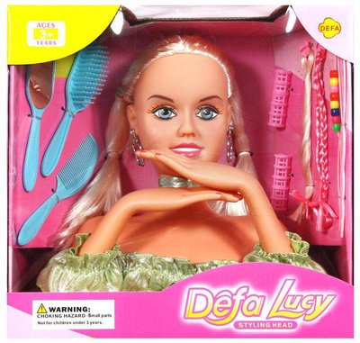 ✅Лялька Defa 20957 манекен, голова, лялька для зачісок 20957 фото