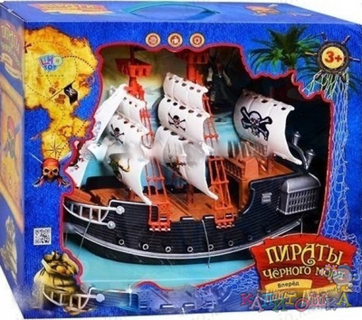 Ігровий піратський корабель М 0516 з фігурками M 0516 фото