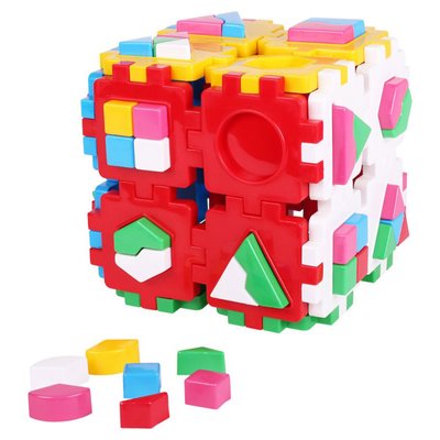 Дитячий розвиваючий Куб ТехноК 2650TXK сортер з геометричними формами 2650TXK фото