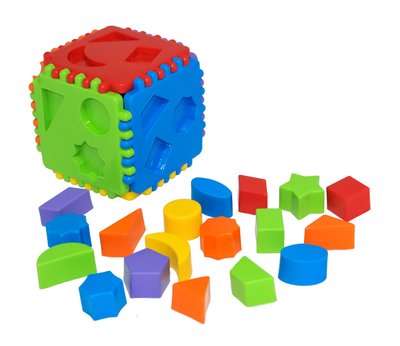 Іграшка-сортер "Educational cube" Tigres 39781 24 елементи 39781 фото