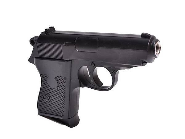 ✅ Дитячий пістолет металевий спринговий ZM 02 Walther PPK Вальтер zm 02 фото