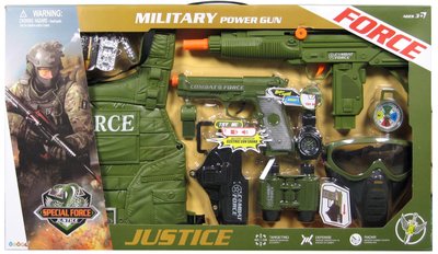 Дитячий ігровий набір Військового з бронежилетом ВСУ 34280 — Special Force Justice 34280 фото