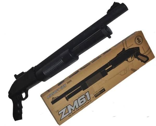 Іграшкова помпова рушниця дробовик вінчестер ZM 61 з металевим корпусом ZM 61 фото