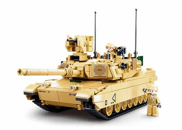 Конструктор Танк M1A2 Abrams армії США Sluban M38-B0892, 781 деталь M38-B0892 фото